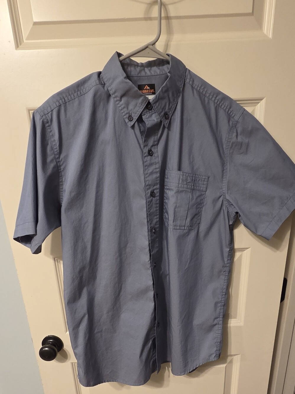 Ridgecut Short-Sleeve Button-Down Shirt - Light Blue